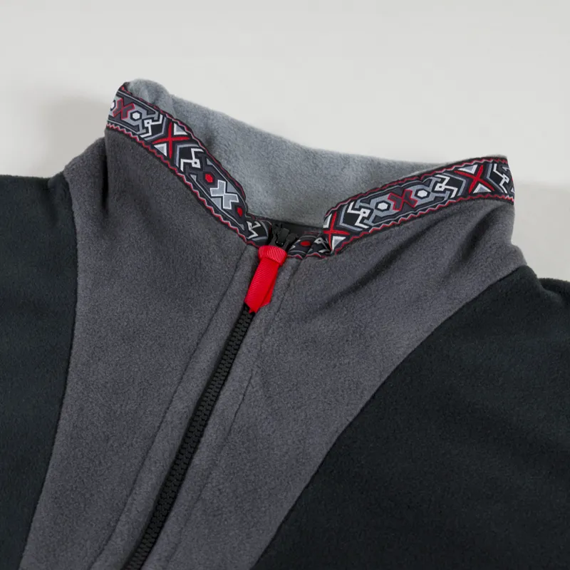 Berghaus Tramantana 91 Fleece Jacket Jet Black Grey Pinstripe-6