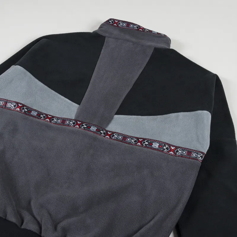 Berghaus Tramantana 91 Fleece Jacket Jet Black Grey Pinstripe-5