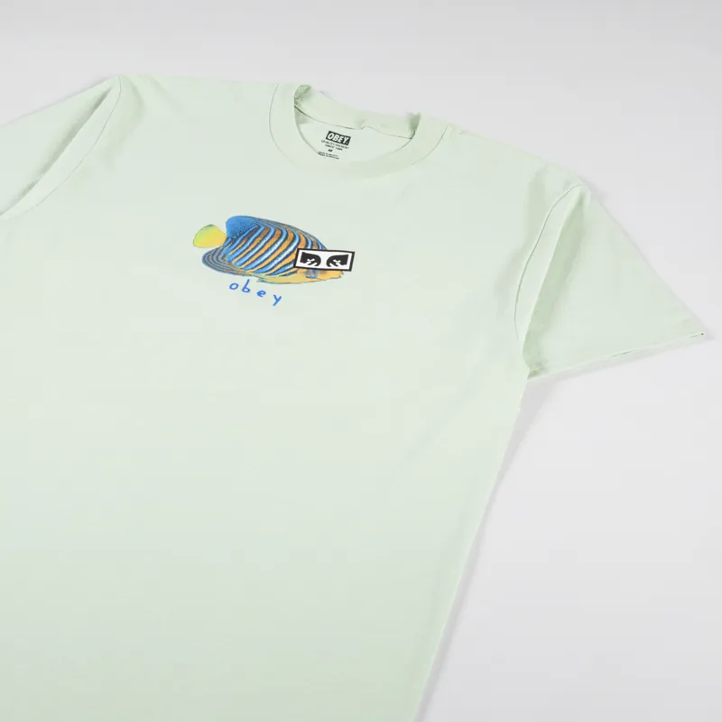 Obey Tropical Fish T Shirt Cucumber-2