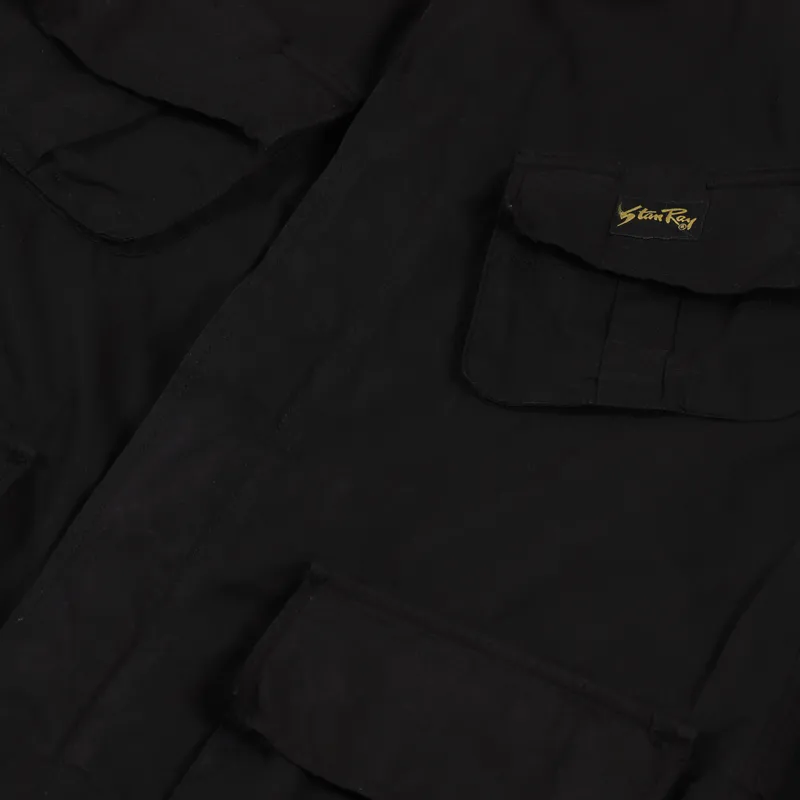 Stan Ray Tropical Jacket Black Poplin-8