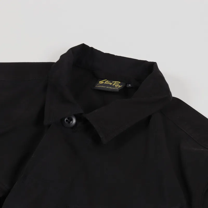 Stan Ray Tropical Jacket Black Poplin-9