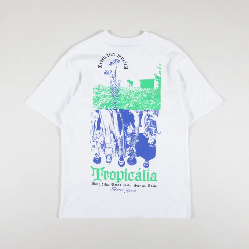 Butter Goods Tropicalia T Shirt White