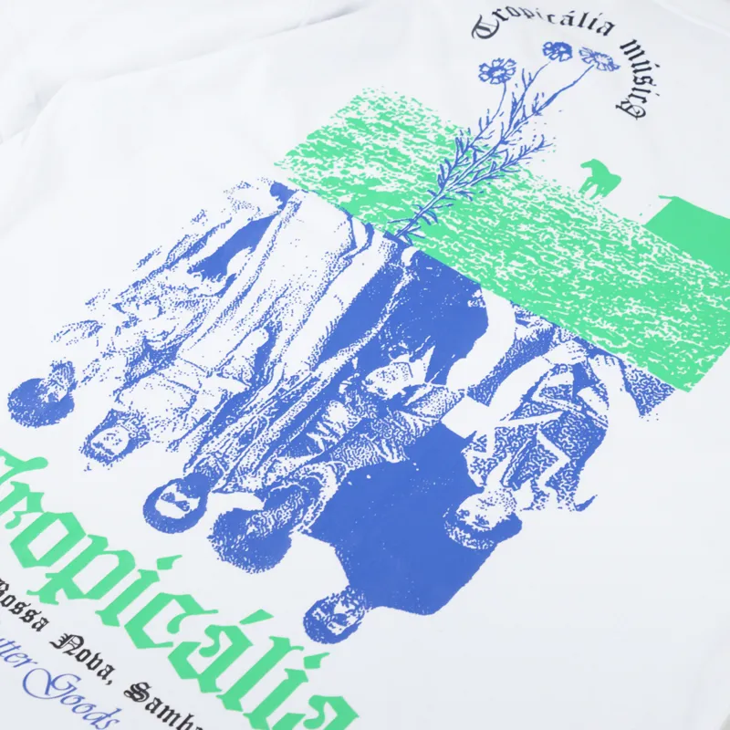 Butter Goods Tropicalia T Shirt White-3