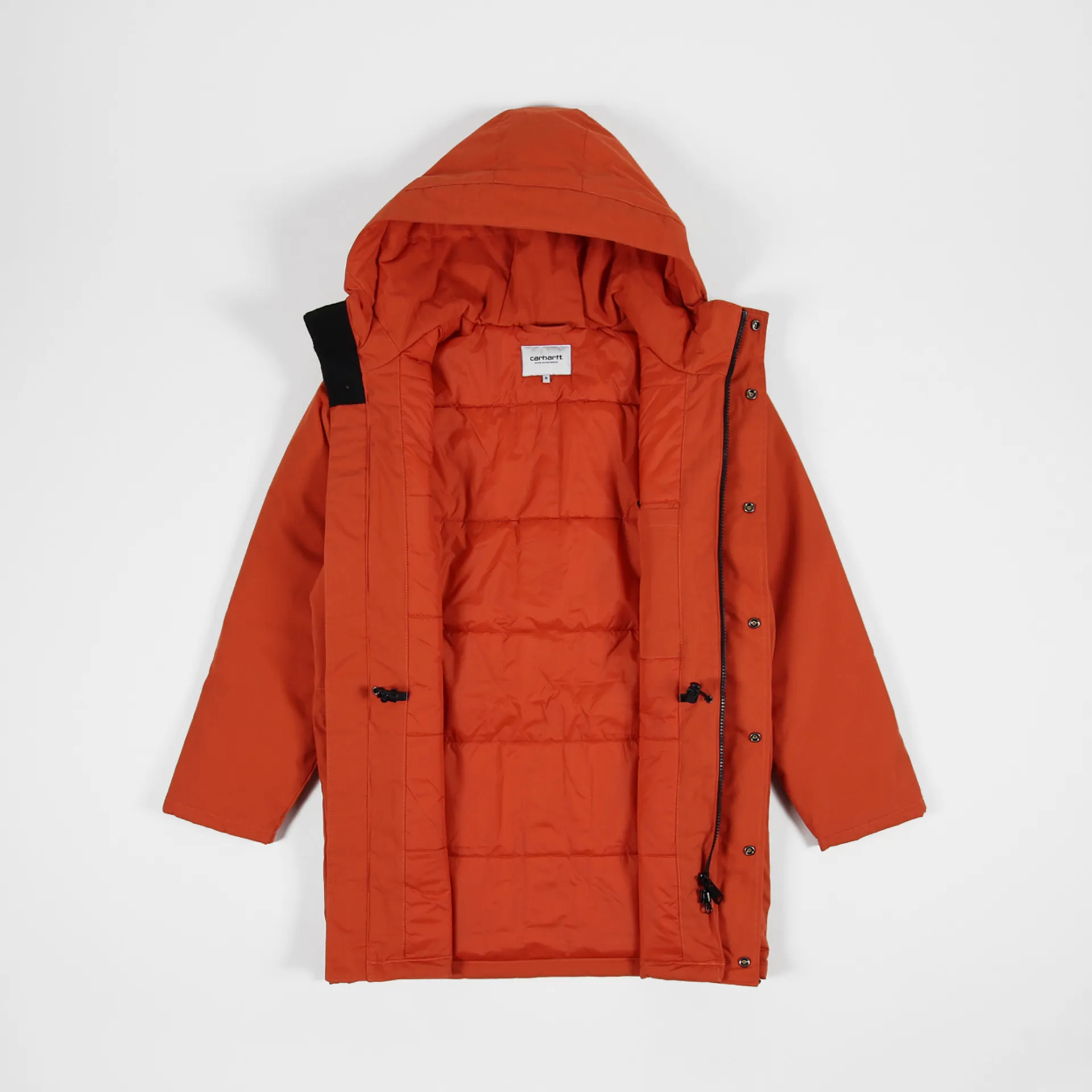 Carhartt WIP Mens Insulated Tropper Parka Brick Orange Jacket