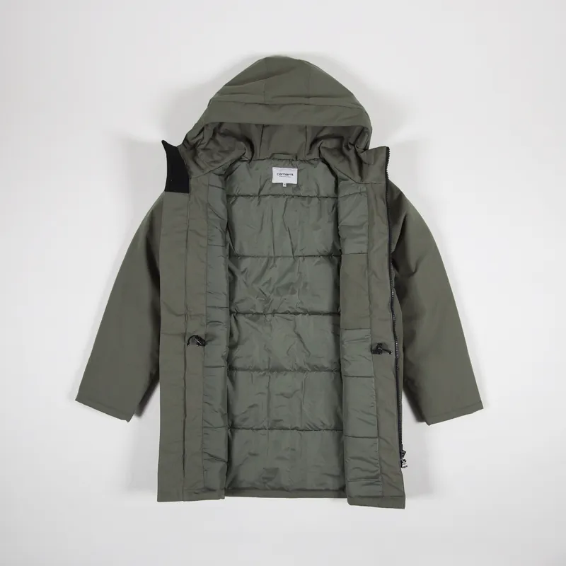 Carhartt WIP Mens Winter Tropper Parka Moor Green Jacket