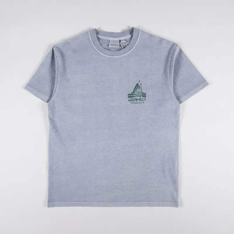 Gramicci Trout T Shirt Smoky Slate Pigment-1