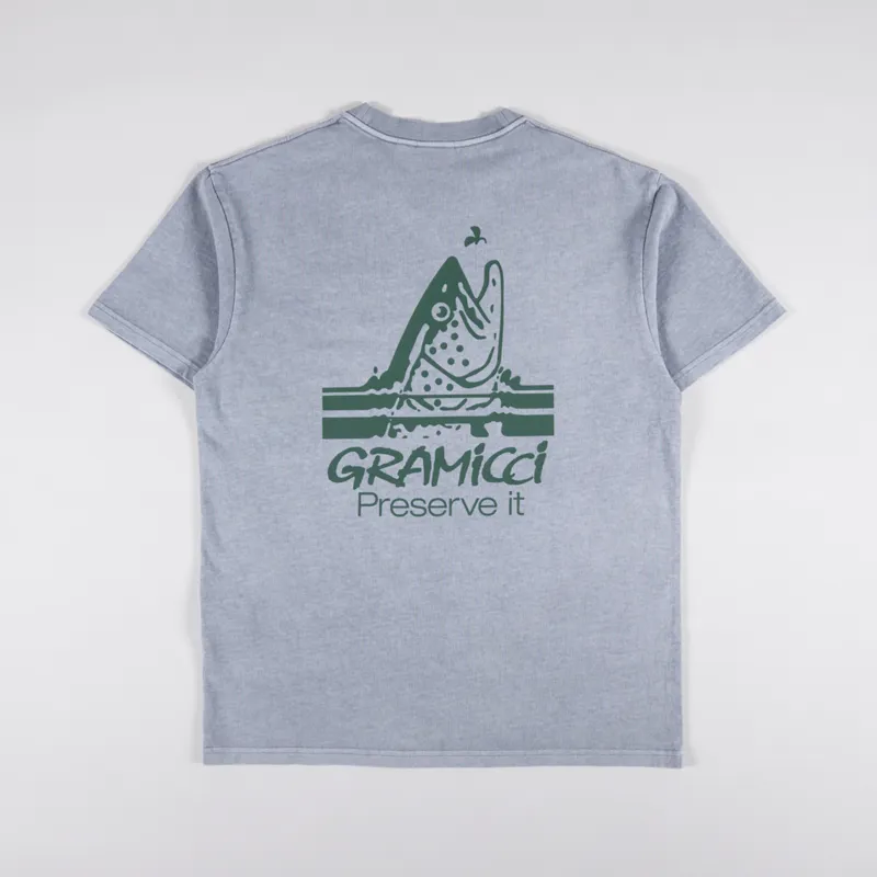 Gramicci Trout T Shirt Smoky Slate Pigment