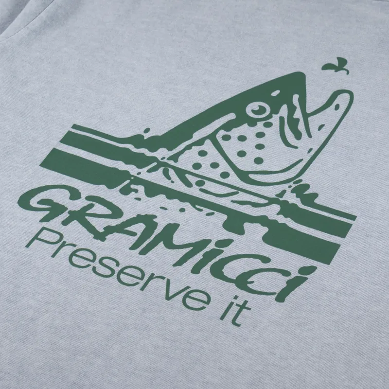 Gramicci Trout T Shirt Smoky Slate Pigment-4