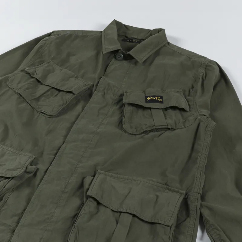 Stan Ray Tropical Jacket Olive Poplin-3
