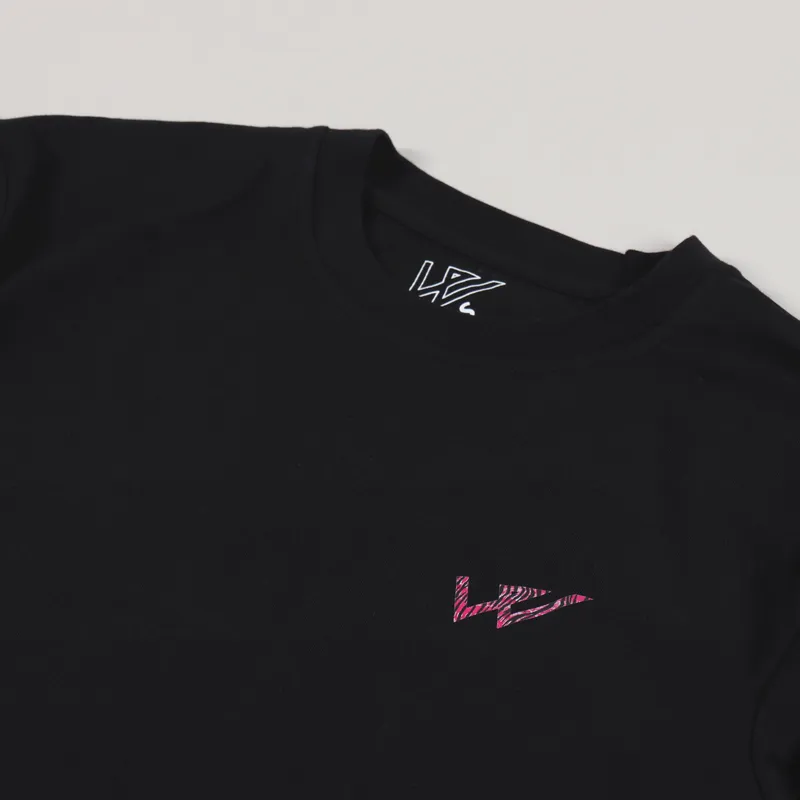 Wayward London Tropical Tony T Shirt Black-3