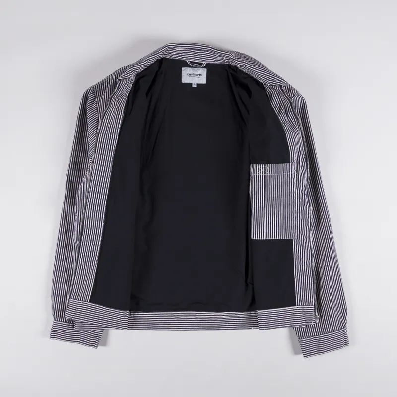 Carhartt WIP Terrell Jacket Dark Navy Wax Rinsed-1