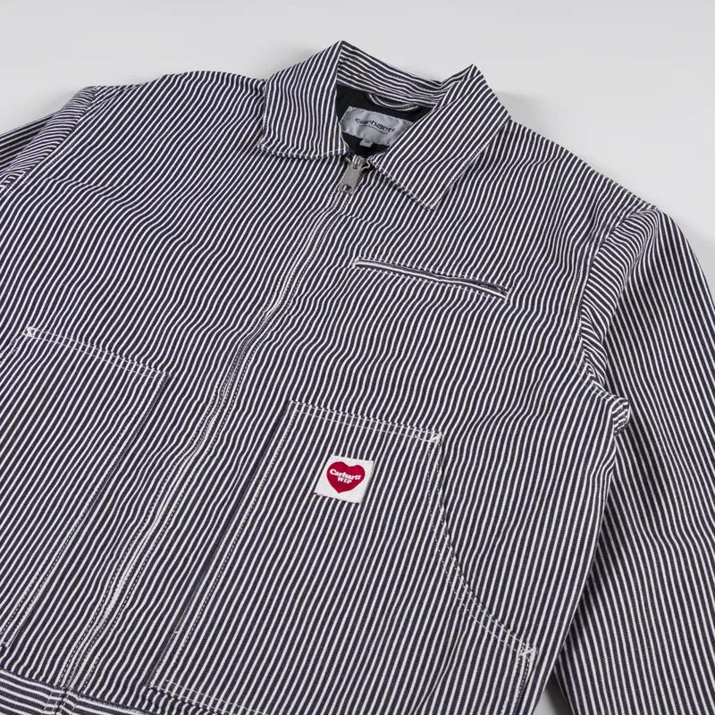 Carhartt WIP Terrell Jacket Dark Navy Wax Rinsed-3