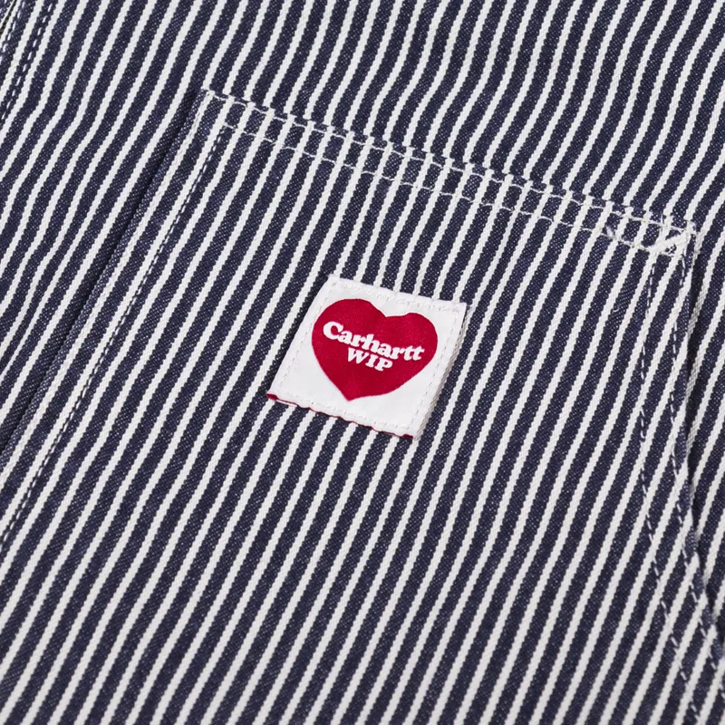 Carhartt WIP Terrell Jacket Dark Navy Wax Rinsed-6