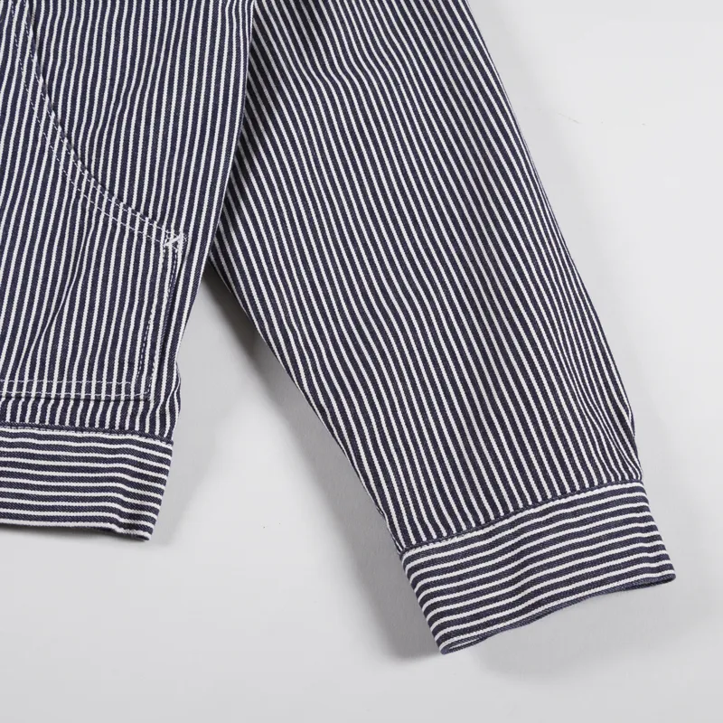 Carhartt WIP Terrell Jacket Dark Navy Wax Rinsed-8