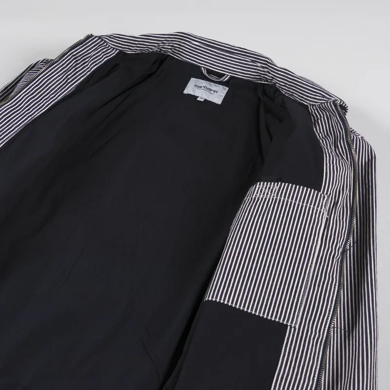 Carhartt WIP Terrell Jacket Dark Navy Wax Rinsed-4