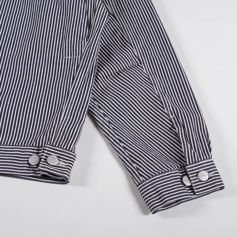 Carhartt WIP Terrell Jacket Dark Navy Wax Rinsed-7