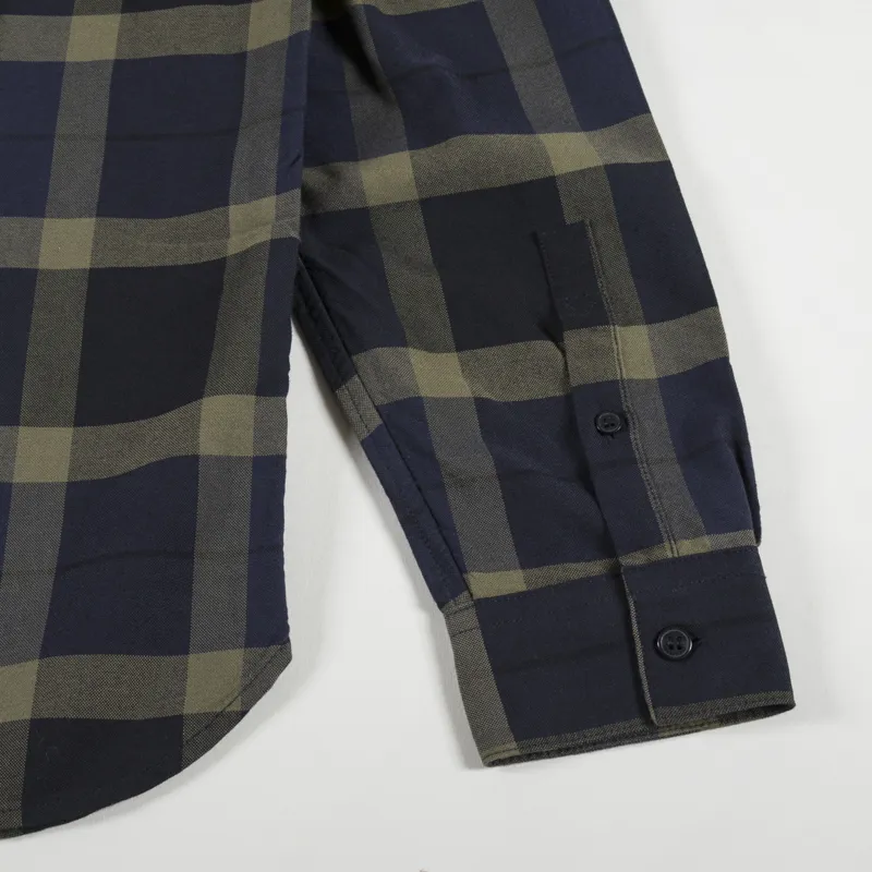 Fred Perry Tartan Shirt Uniform Green-7