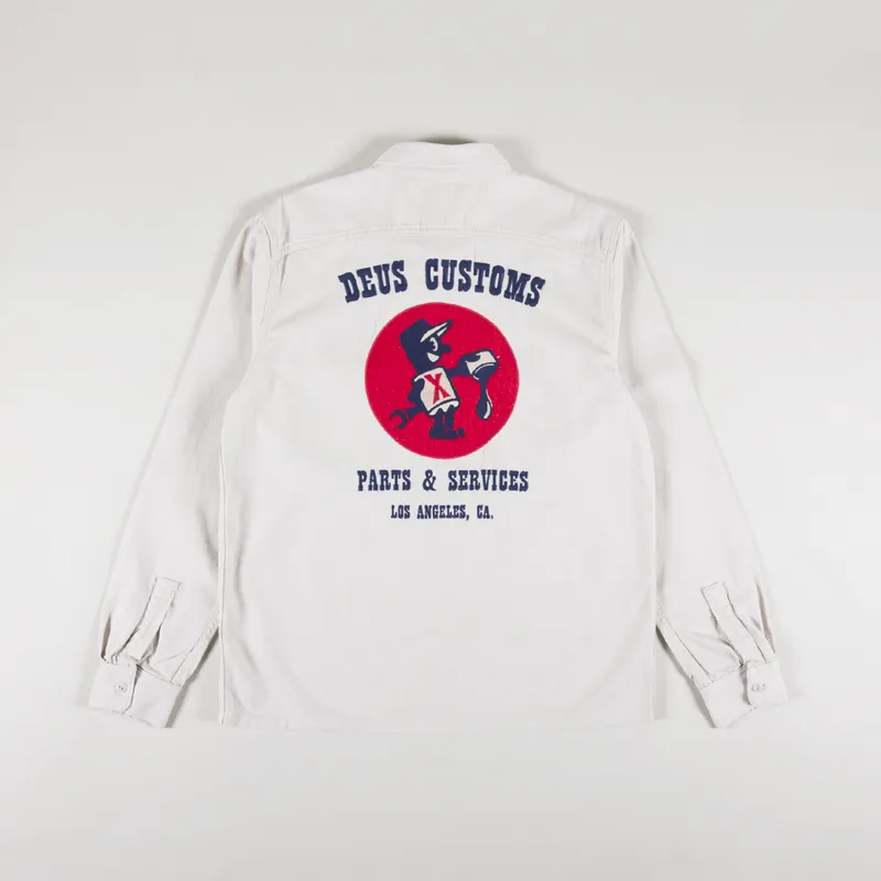 Deus Ex Machina True Grit Shirt Dirty White-1