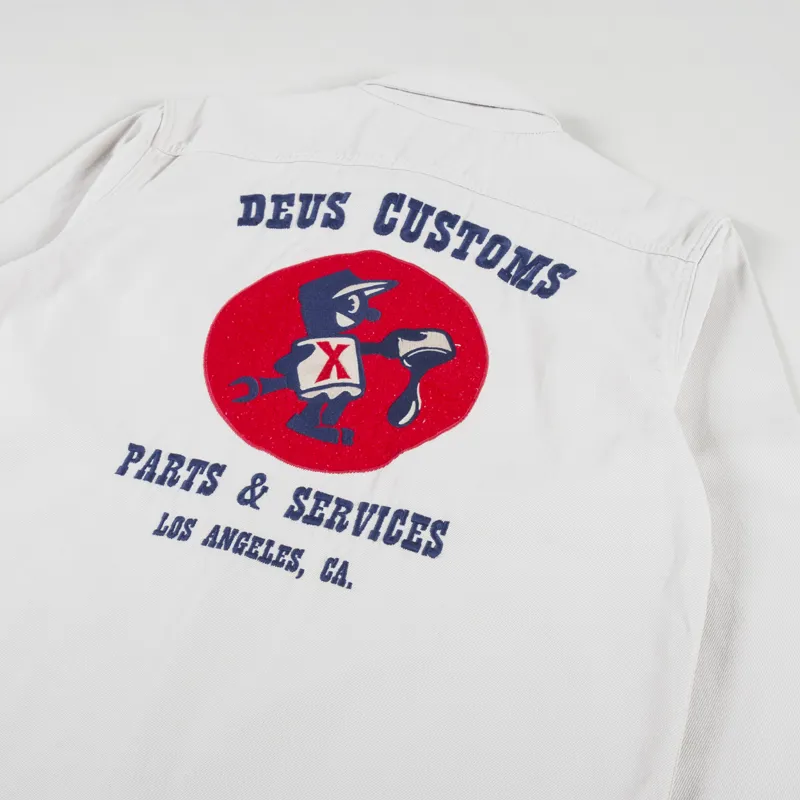 Deus Ex Machina True Grit Shirt Dirty White-3