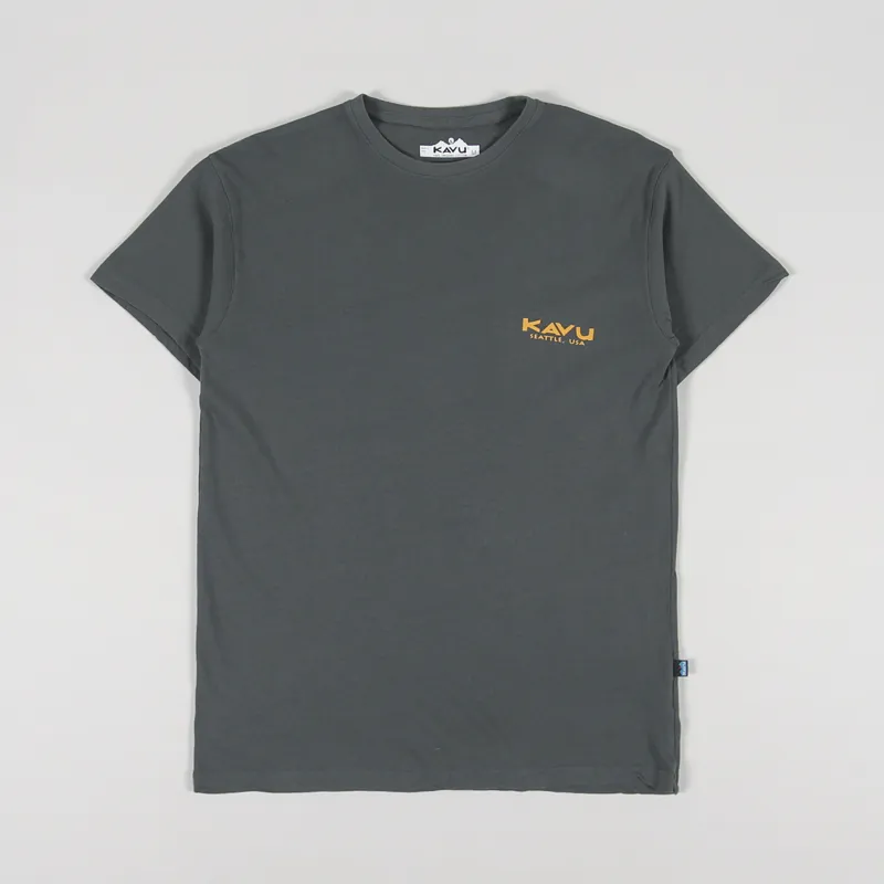 Kavu True Outdoor T Shirt Gunmetal-1