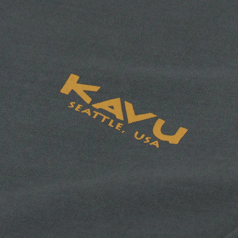 Kavu True Outdoor T Shirt Gunmetal-5