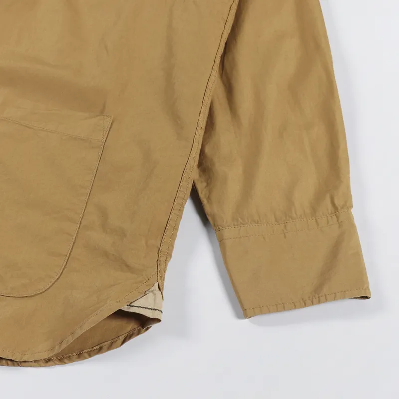 Universal Works Travail Shirt Cumin Organic Fine Poplin-5
