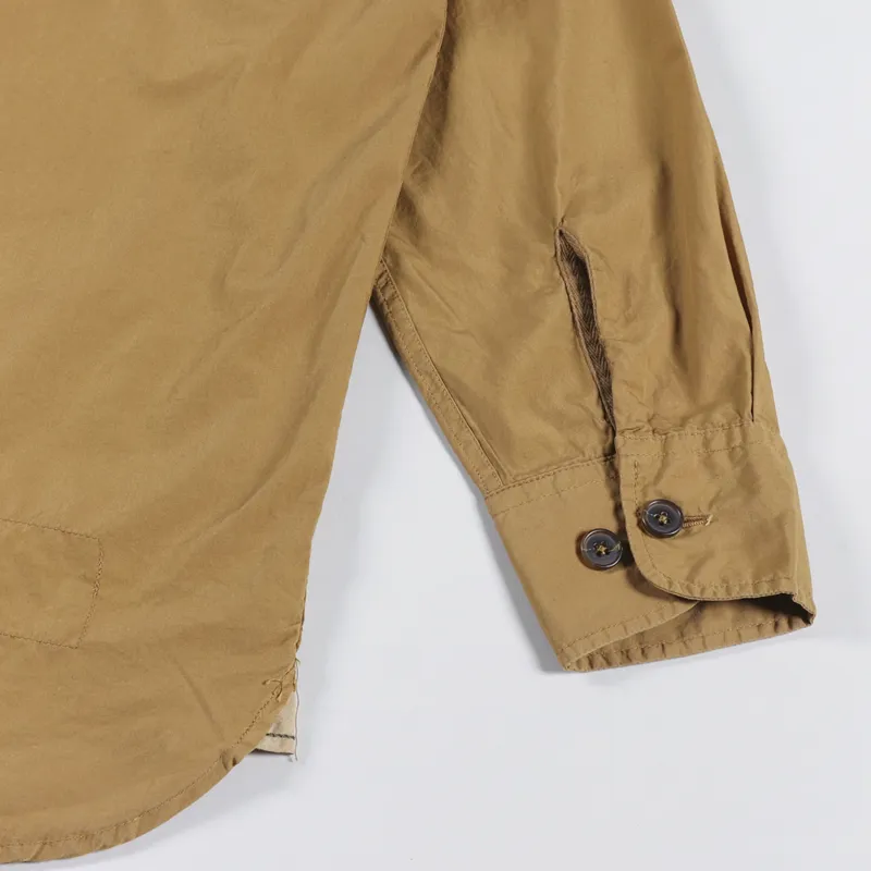 Universal Works Travail Shirt Cumin Organic Fine Poplin-4