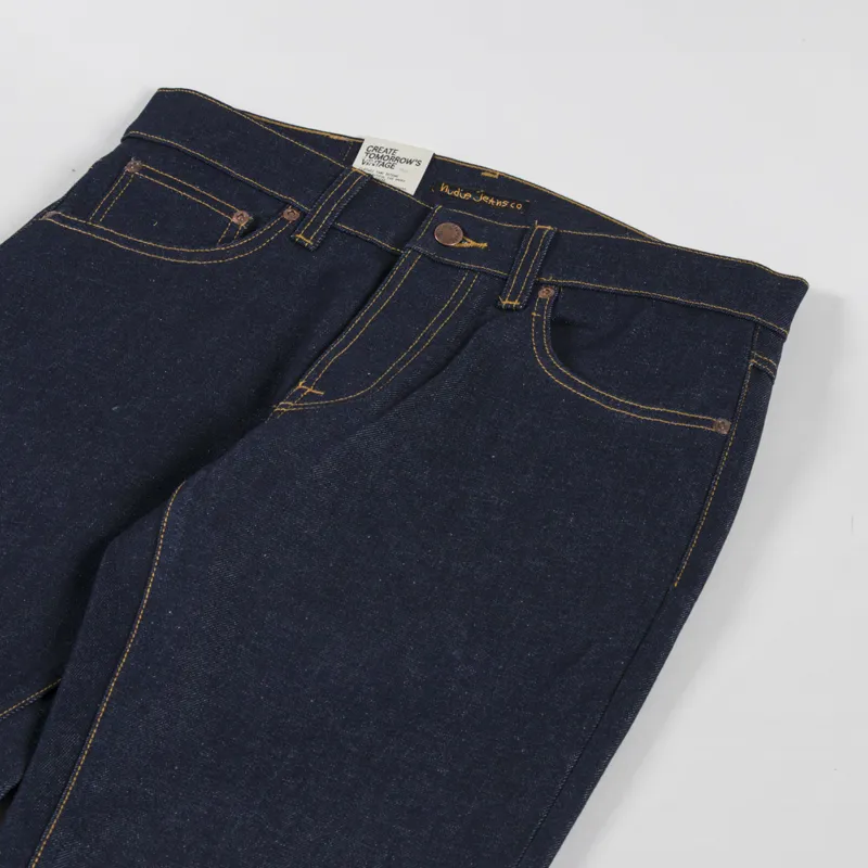 Nudie Jeans Solid Ollie Jeans Dry Abyss-3
