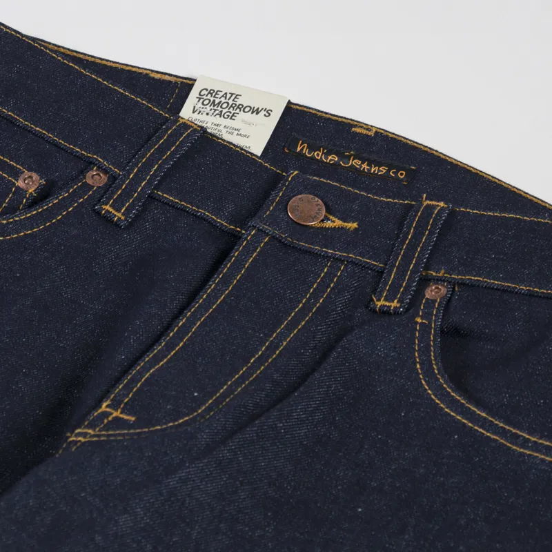 Nudie Jeans Solid Ollie Jeans Dry Abyss-7