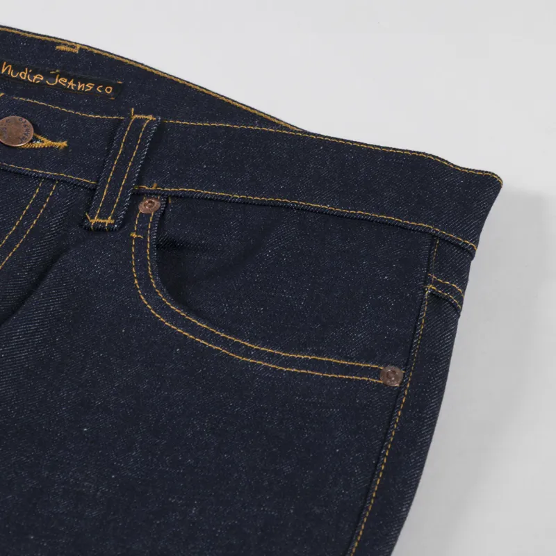 Nudie Jeans Solid Ollie Jeans Dry Abyss-8