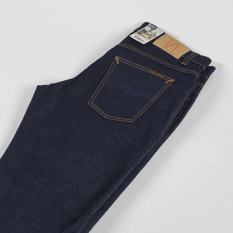Nudie Jeans Solid Ollie Jeans Dry Abyss-5