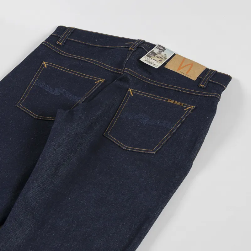 Nudie Jeans Solid Ollie Jeans Dry Abyss-4