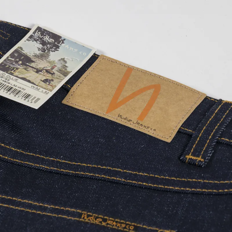Nudie Jeans Solid Ollie Jeans Dry Abyss-10