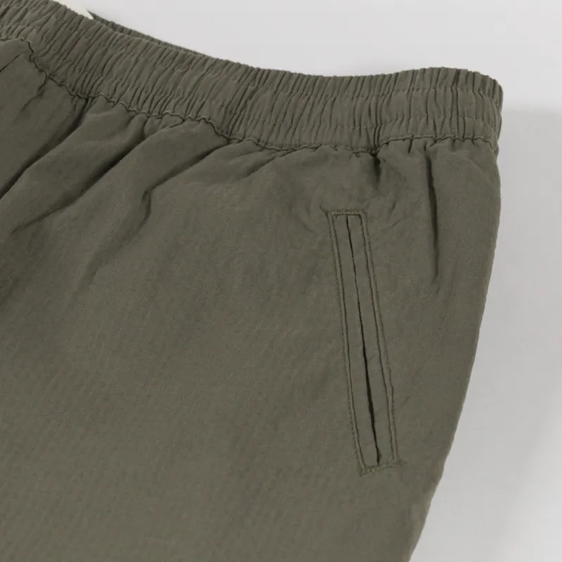 Folk Drawcord Assembly Pant Dark Olive Seersucker-10