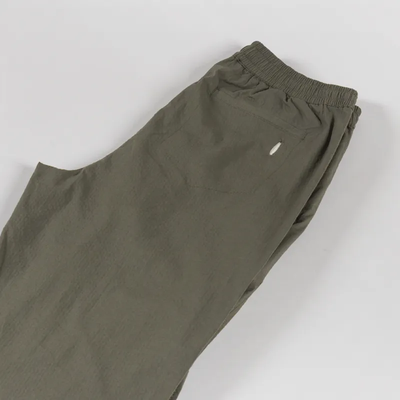 Folk Drawcord Assembly Pant Dark Olive Seersucker-5
