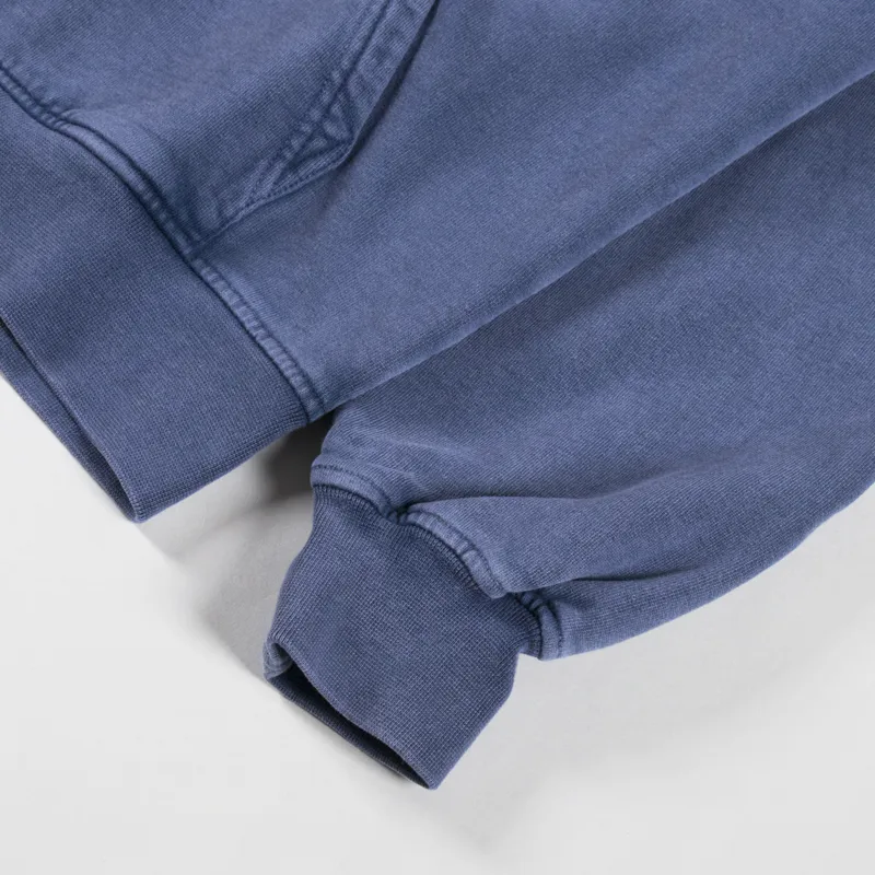 Colorful Standard Organic Oversized Zip Hoodie Neptune Blue-6