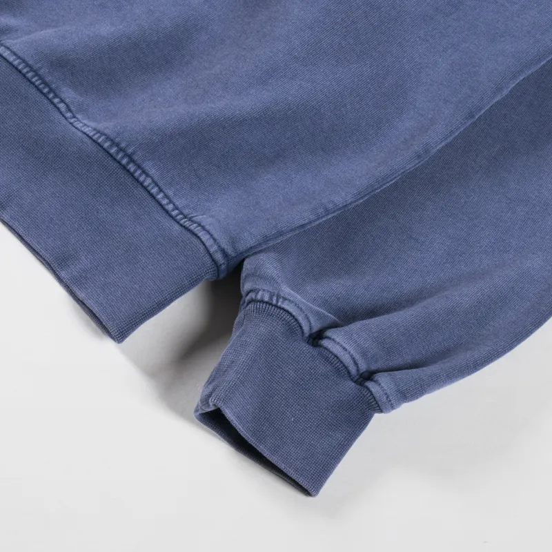 Colorful Standard Organic Oversized Zip Hoodie Neptune Blue-7