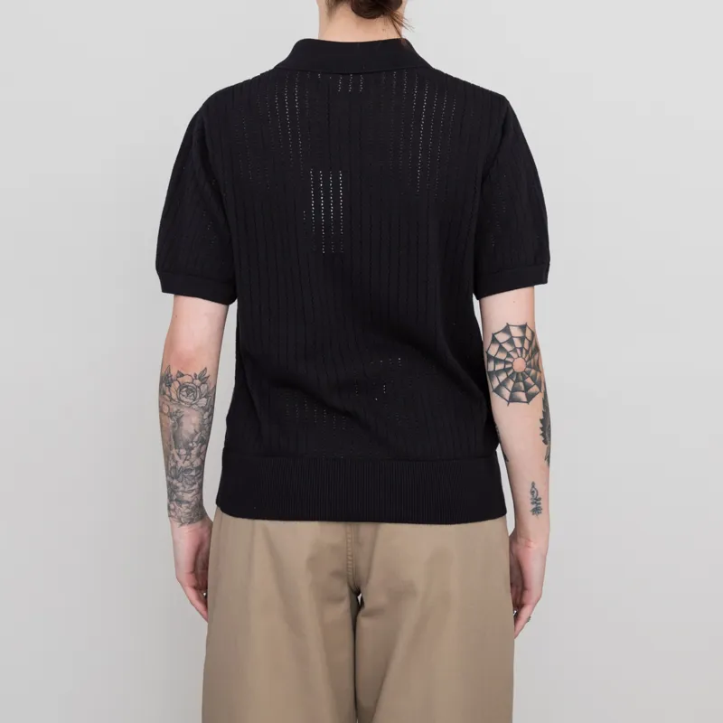 Carhartt WIP Womens Norlina Polo Black-2