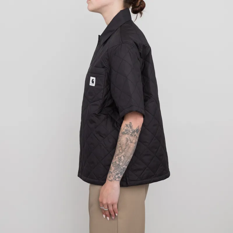 Carhartt WIP Womens Laurens Shirt Jac Black-1