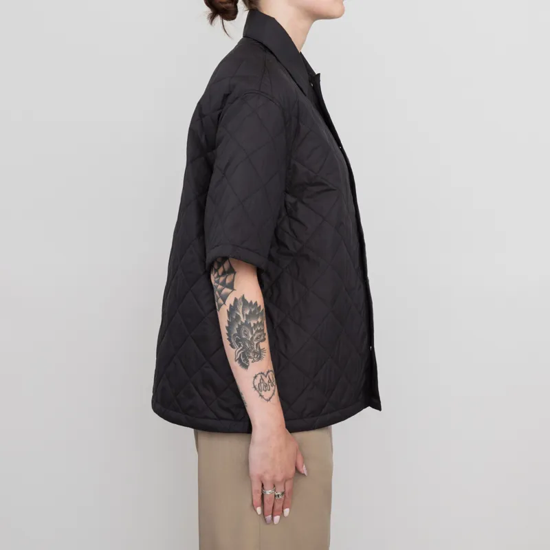 Carhartt WIP Womens Laurens Shirt Jac Black-3