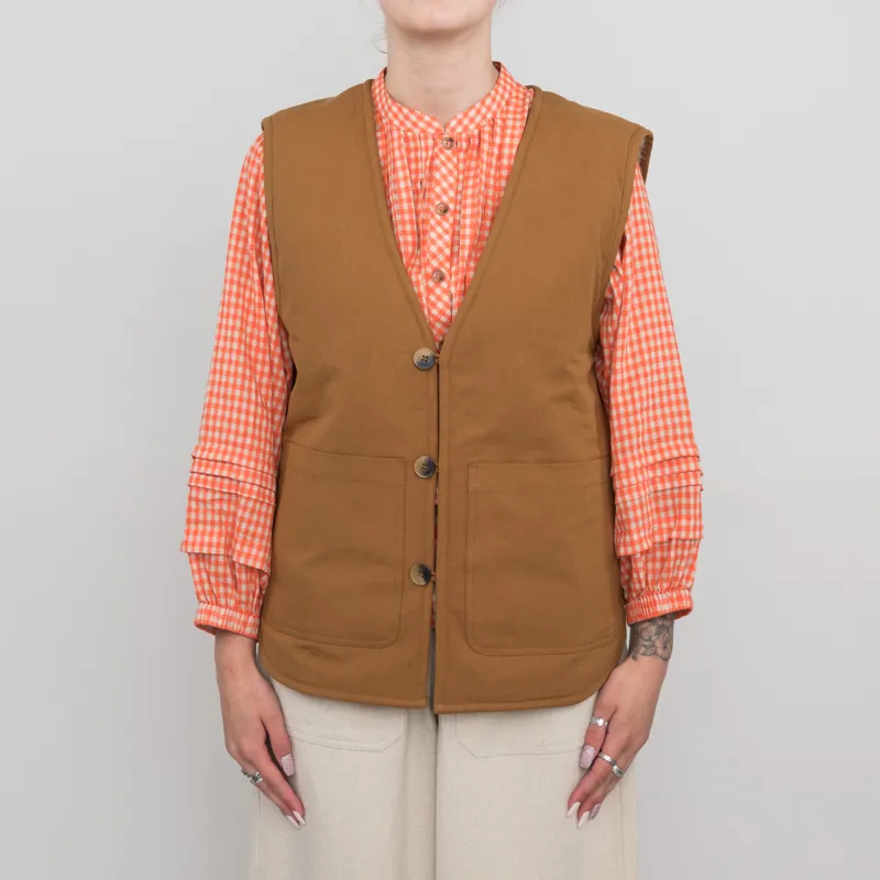 Sideline Womens Spin Vest Natural-1