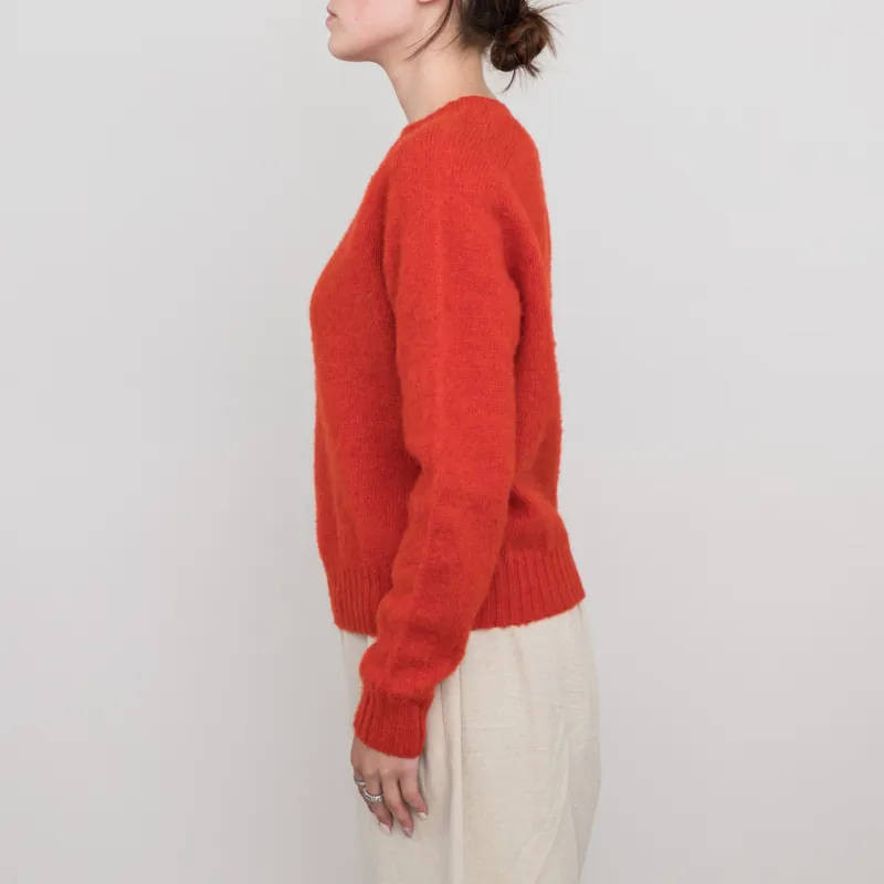 Sideline Womens Nova Jumper Red-1