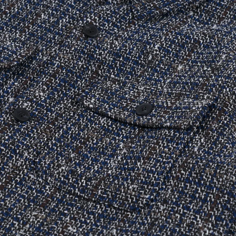 Anerkjendt Akoscar Boucle Overshirt Sky Captain-5