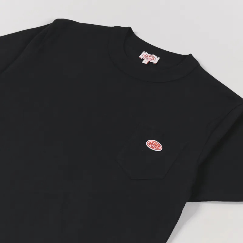 Armor Lux Heritage Pocket T Shirt Black-3