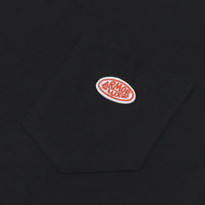Armor Lux Heritage Pocket T Shirt Black-2