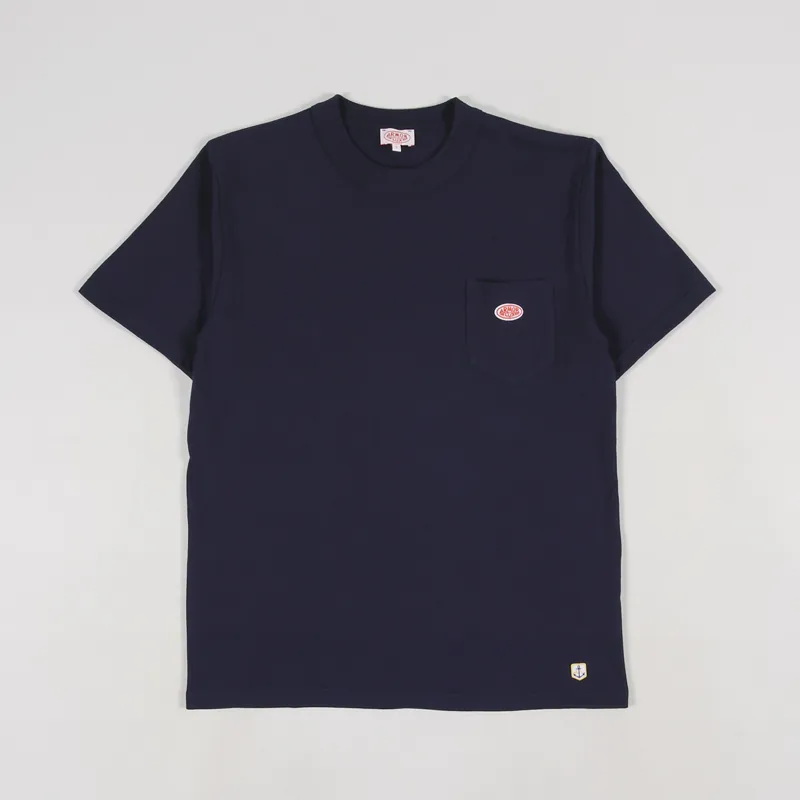 Armor Lux Heritage Pocket T Shirt Navy