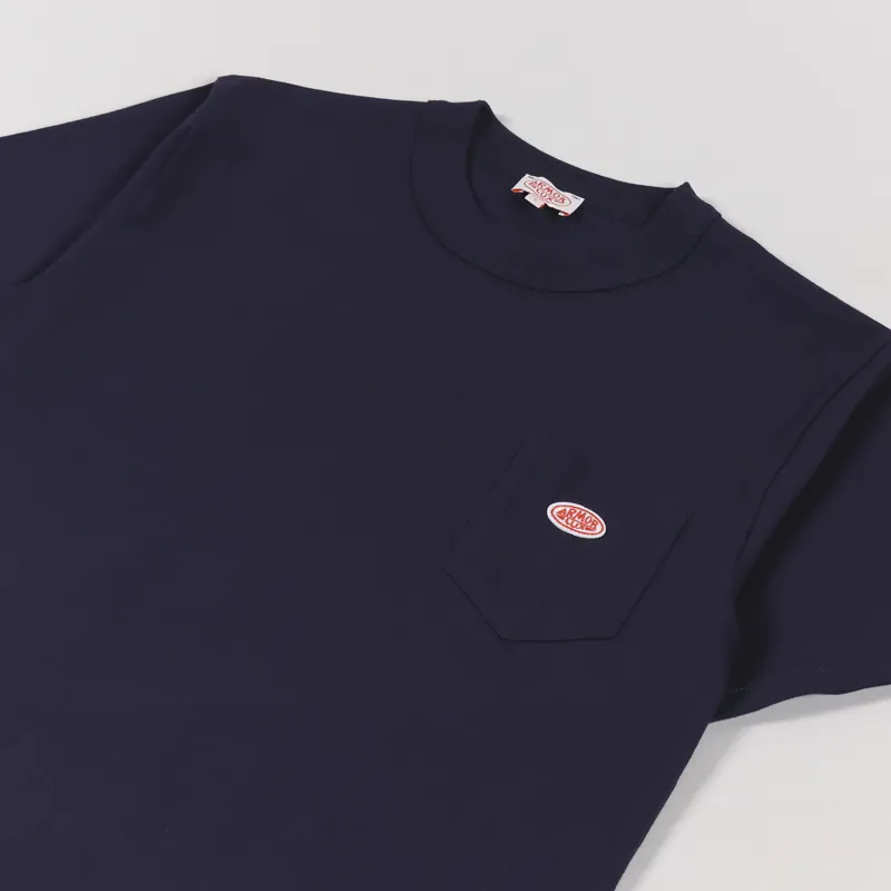 Armor Lux Heritage Pocket T Shirt Navy-3