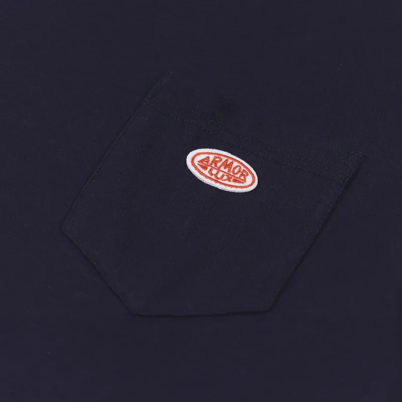 Armor Lux Heritage Pocket T Shirt Navy-2