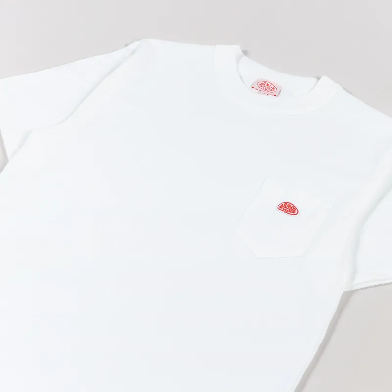 Armor Lux Heritage Pocket T Shirt White-1