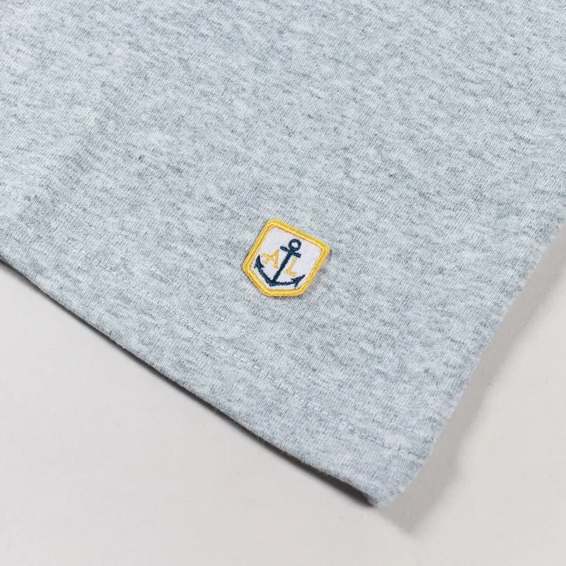 Armor Lux Heritage Serigraphie T Shirt Gris Chine-1